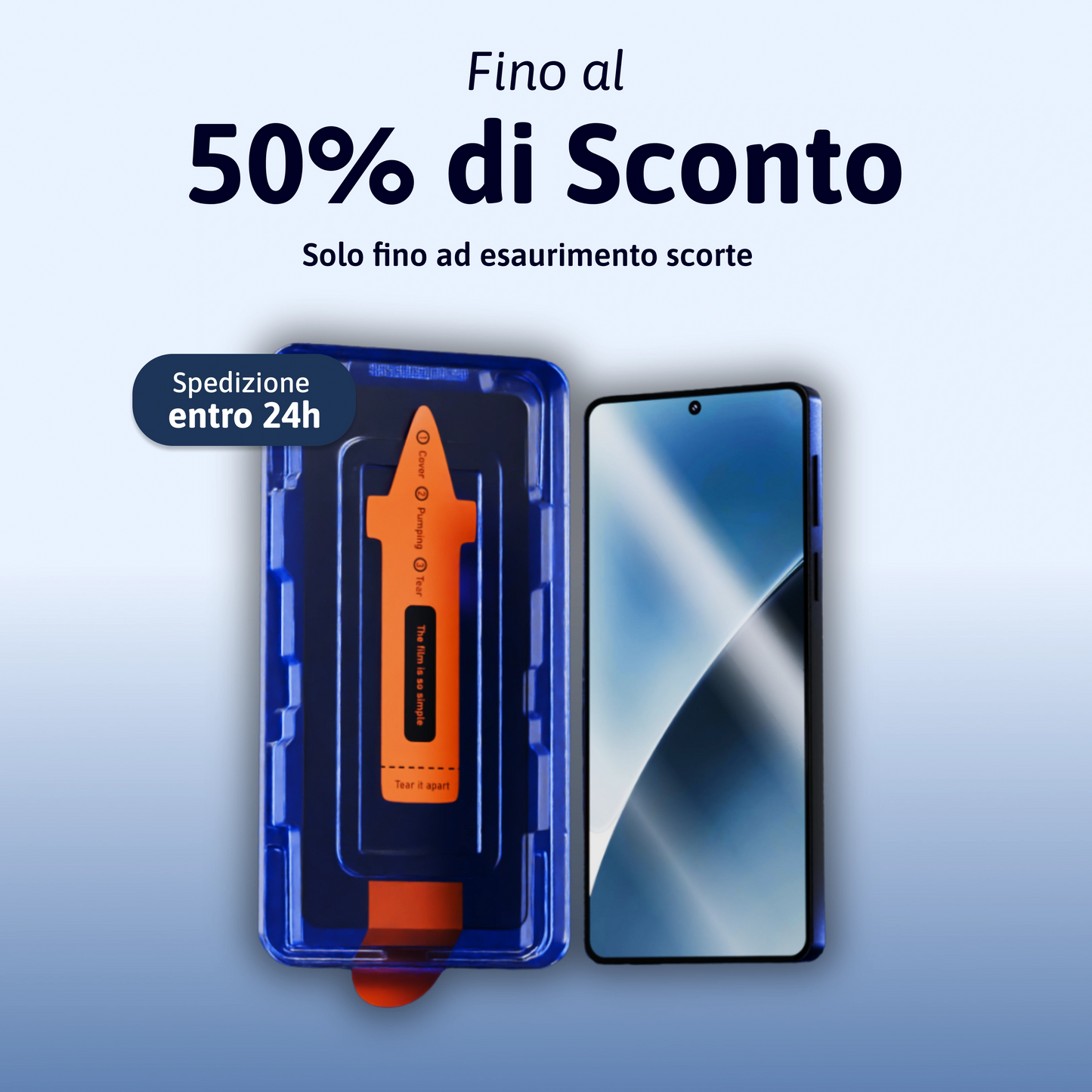 Protezione dello schermo 3-in-1 - Xiaomi/Redmi
