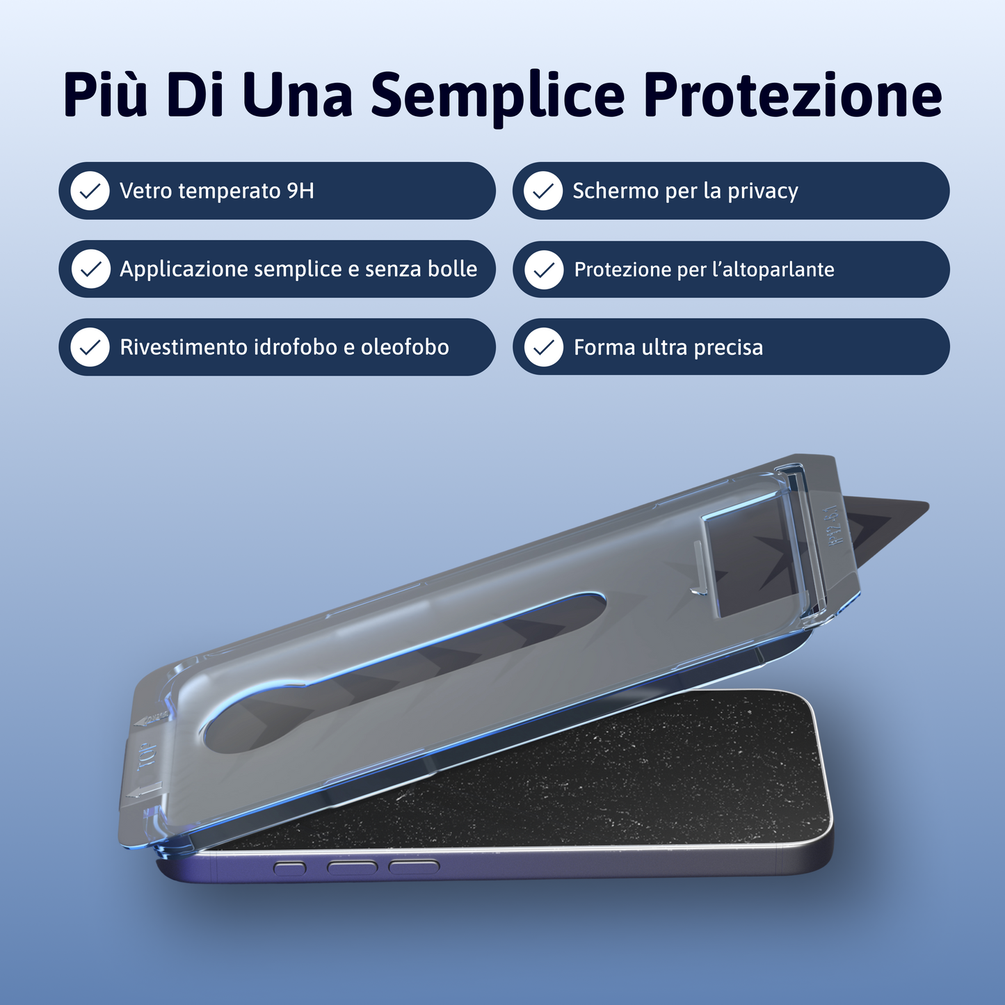 Protezione dello schermo 3-in-1 - iPhone