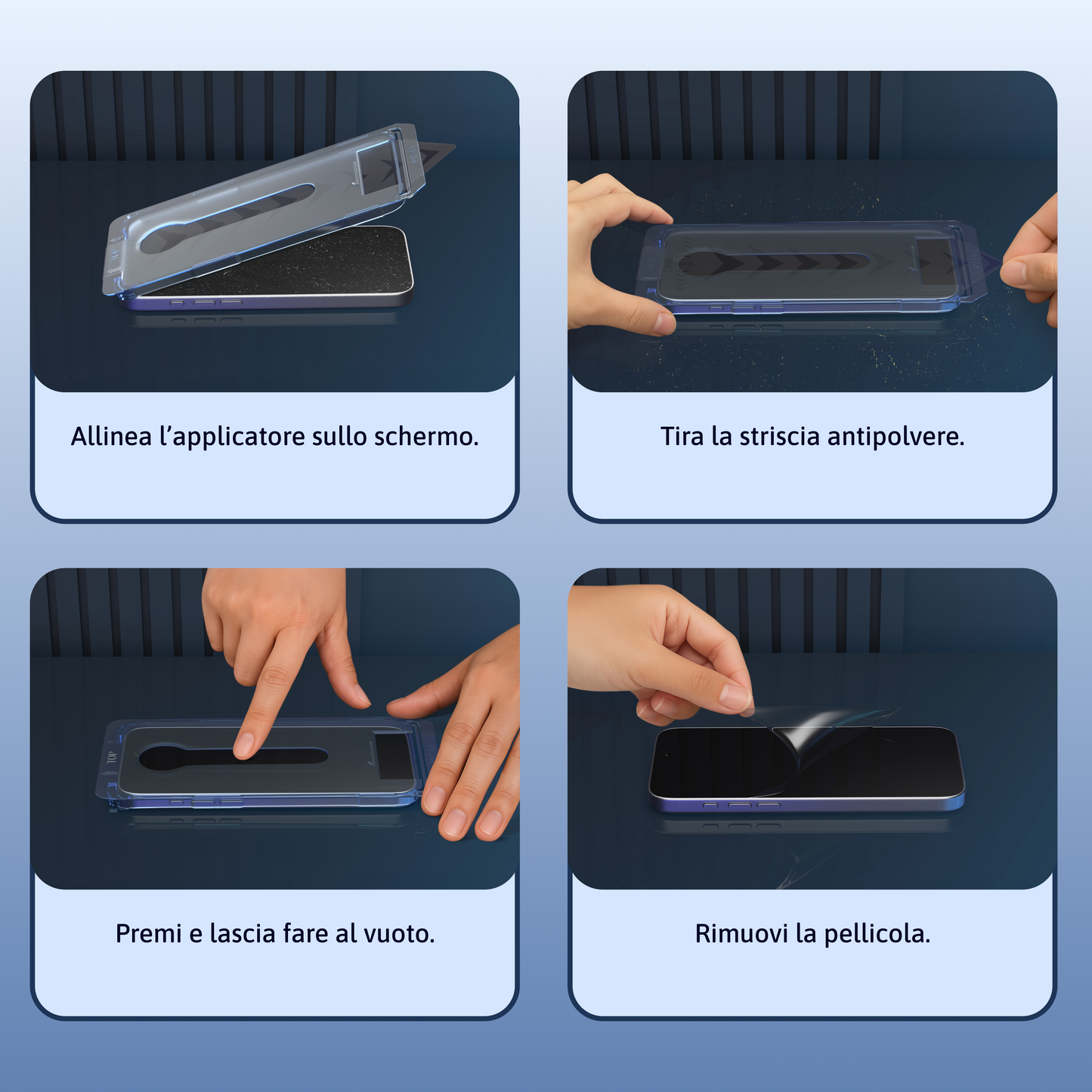 Protezione dello schermo 3-in-1 - iPhone