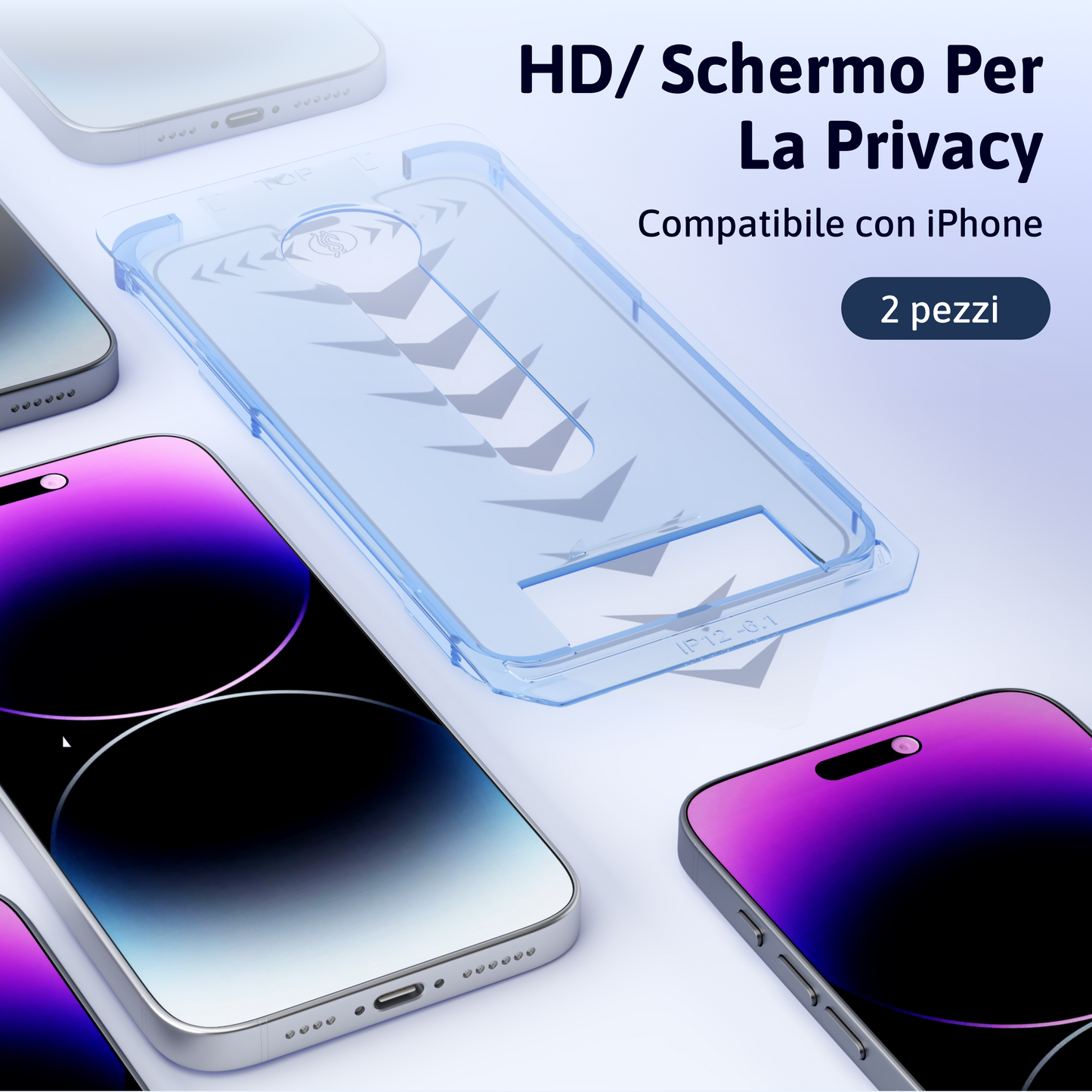 Protezione dello schermo 3-in-1 - iPhone