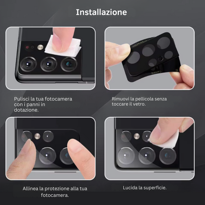Protezione fotocamera Samsung-A (set da 2 pezzi)