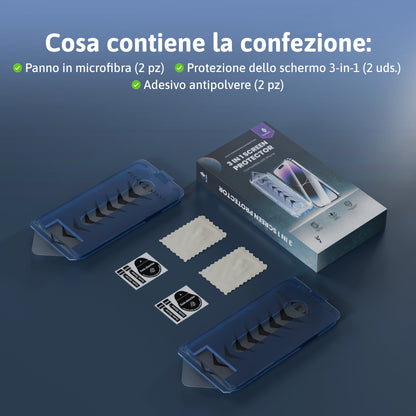 Protezione dello schermo 3-in-1 - iPhone