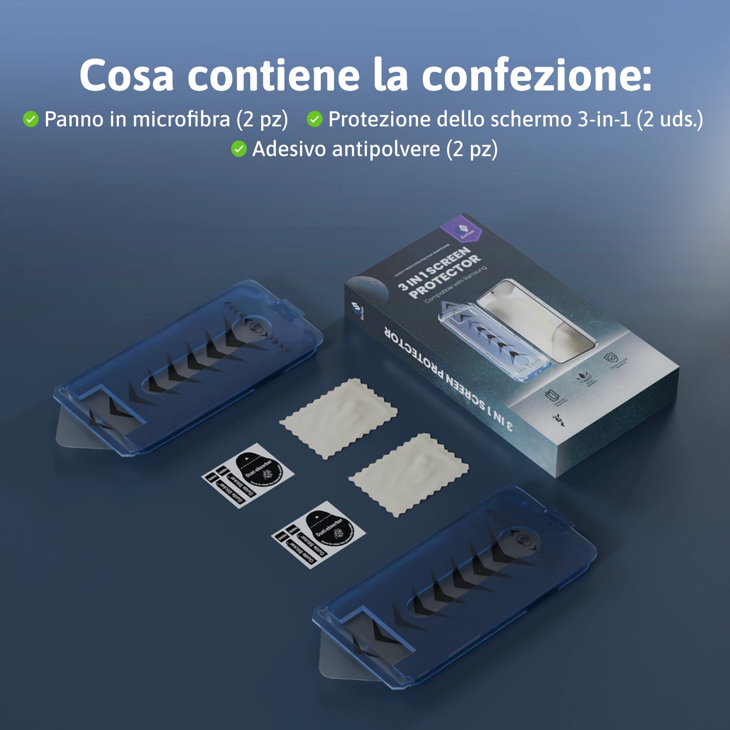 Protezione dello schermo 3-in-1 - Samsung-A