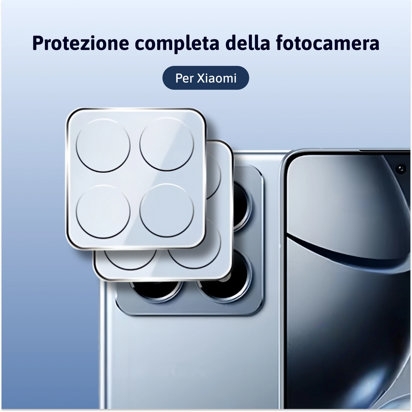 Protezione fotocamera Xiaomi/Redmi (set da 2 pezzi)