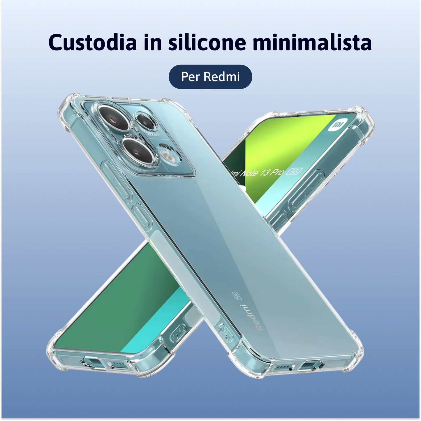Custodia in silicone minimalista - Redmi