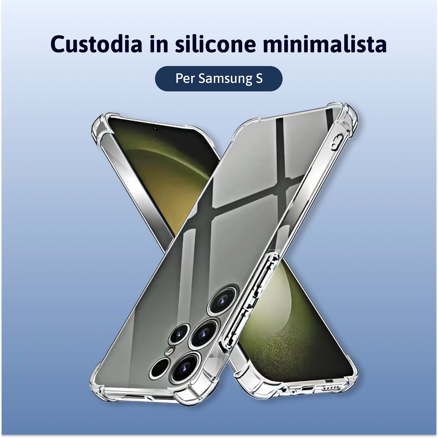Custodia in silicone minimalista - Samsung S