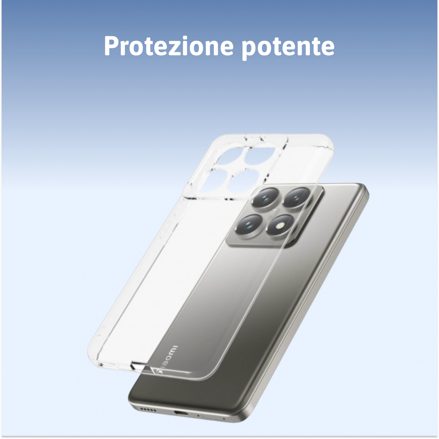 Custodia in silicone minimalista - Xiaomi