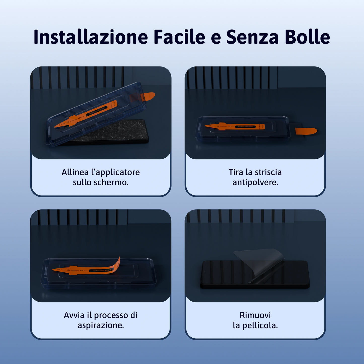 Protezione dello schermo 3-in-1 - Xiaomi/Redmi