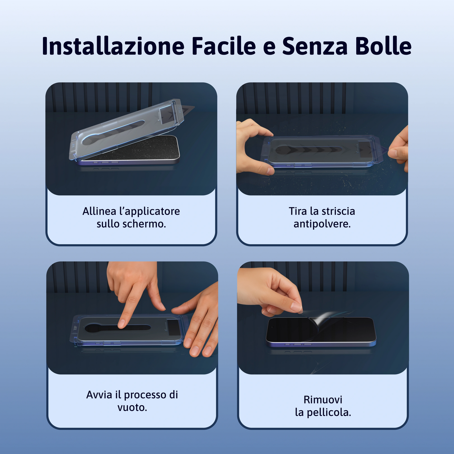 Protezione dello schermo 3-in-1 - Samsung-S