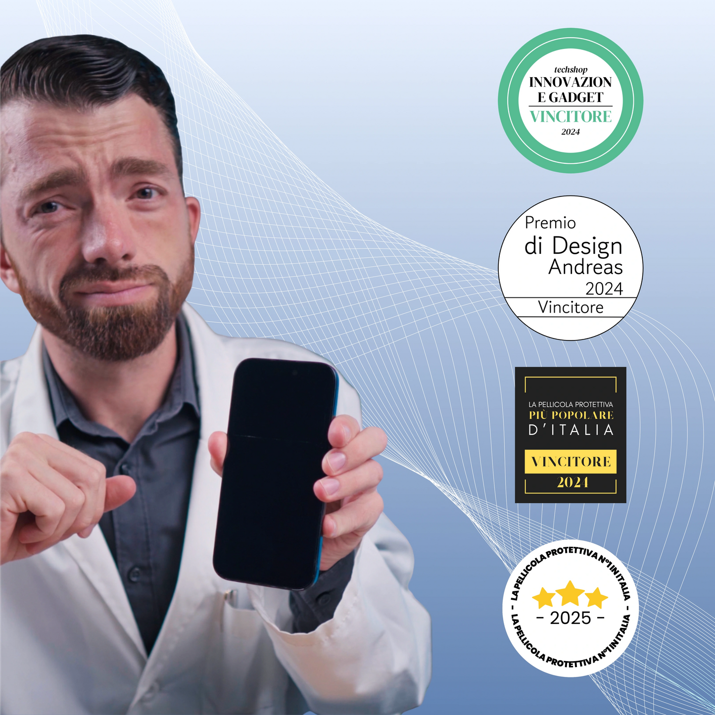 Protezione dello schermo 3-in-1 - Samsung-S